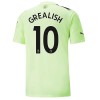 Jalkapallo Pelipaidat/Peliasut Manchester City Grealish 10 Kolmaspelipaita 2022-23